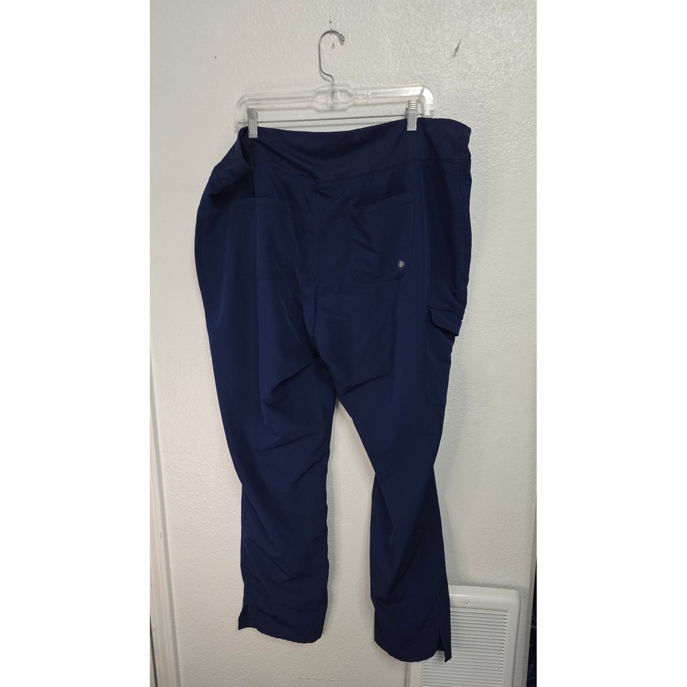 Healing Hands HH360 Scrub Pants Womens 2X Navy Blue Excellent - Picture 2 of 7